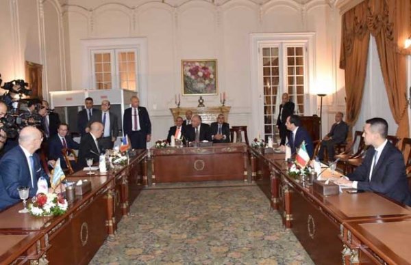 وزراء الخماسي يدينون تدخل تركيا في ليبيا وشرق المتوسط 